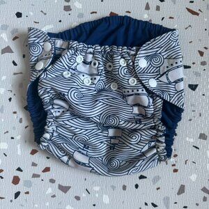 Esembly Swim Diaper with Waves